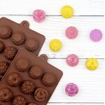 Flower Shaped Chocolate Mold Factory - 15 Cavity Different Style DIY