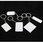 Personalized Metal Keychain Supplier - Rectangle Shaped Custom Printing