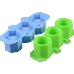 Concrete Flower Pot Mold Supplier - 3 Holes Round Geometric Polygonal