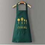 Kitchen Apron Supplier - Women Men Household Wipeable Waterproof Oil