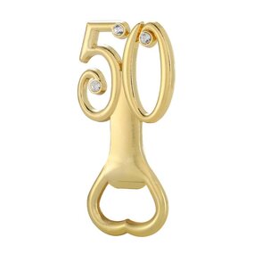 Gold Beer Bottle Opener Factory - Digital 50 50th Wedding Anniversary