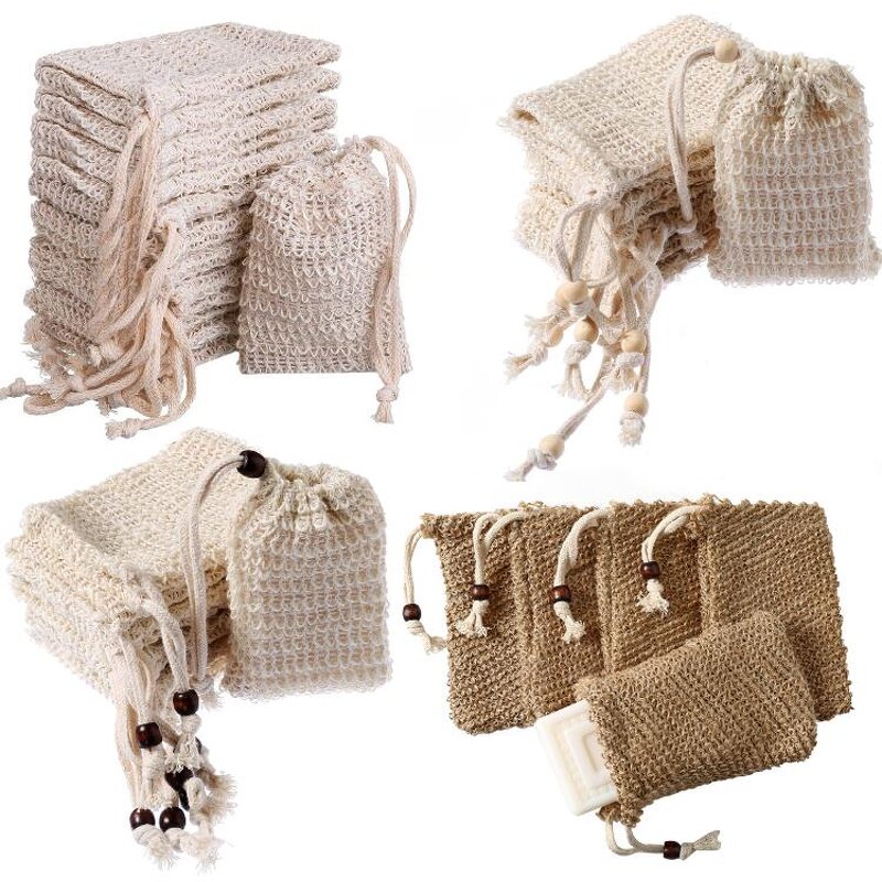 Soap Mesh Bag Supplier - Custom Logo Drawstring for Shower Exfoliating