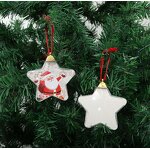 Christmas Photo Ball Supplier - Sublimation Blank Transparent Plastic 8CM