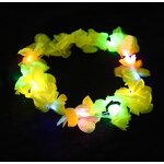 Hawaiian Leis Headband Factory - LED Light up Floral Wedding Artificial