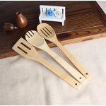 Wooden Kitchen Utensils Supplier - Flat Large Long Handle Scraper Spatula