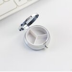 Travel Pill Case Supplier - Custom Logo Portable 3-Compartment Round