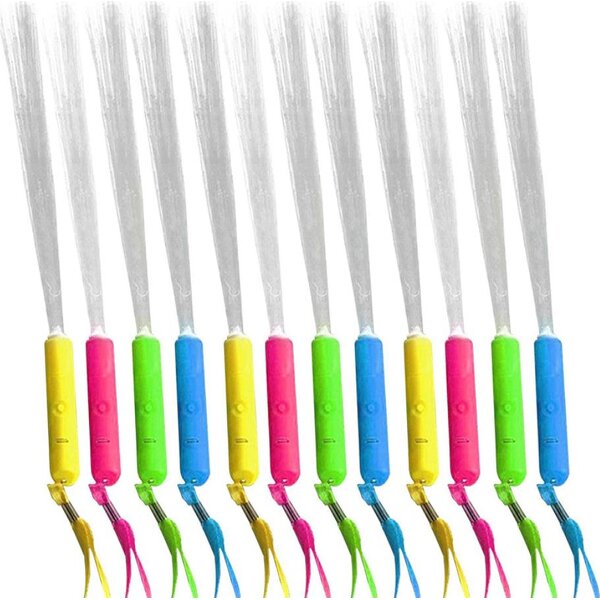 LED Glow Fiber Sticks Factory - Flashing Light up Optic Wands Birthday
