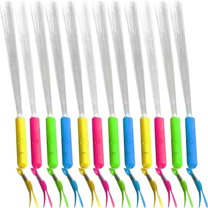 LED Glow Fiber Sticks Factory - Flashing Light up Optic Wands Birthday