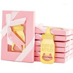 Golden Nursing Bottle Opener Factory - Gold Feeding Bottle for Baby Shower