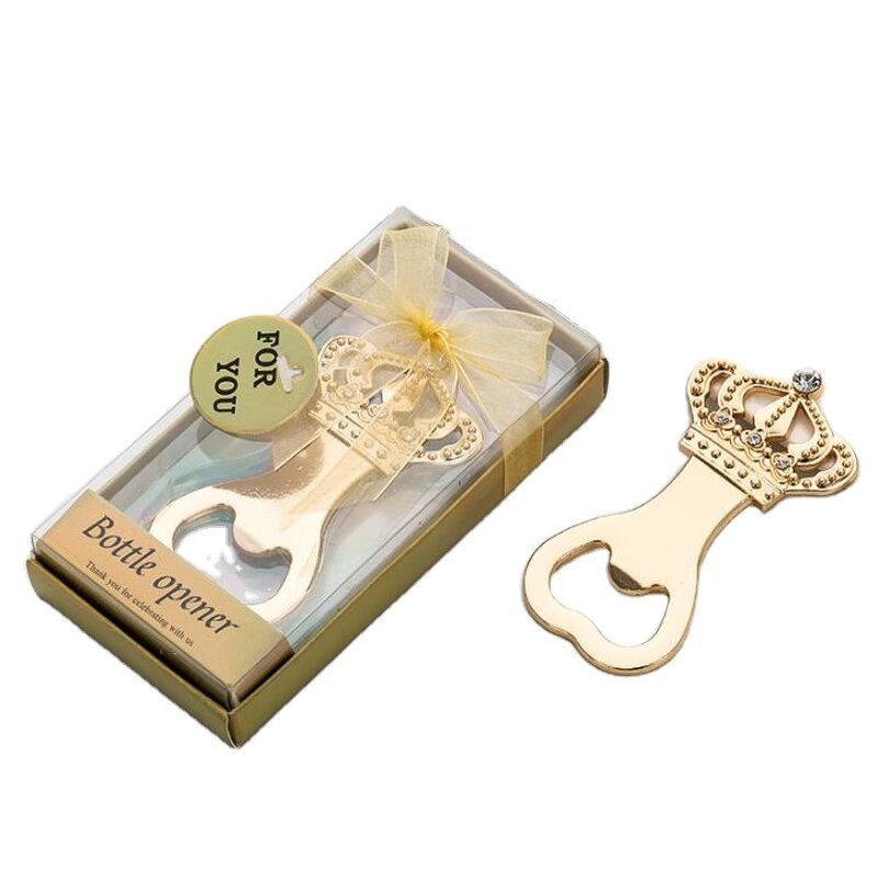 Gold Crown Bottle Opener Factory - for Baby Shower Birthday Wedding
