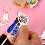 Baby Foot Keychain Opener Supplier - Personalized Gender Reveal Baptism