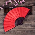 Large Folding Silk Fan Factory - 8/10inch Custom DIY Painting Chinese