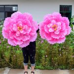 Chinese Flower Umbrella Factory - DH876 Performance Multi-Layer 3D Peony