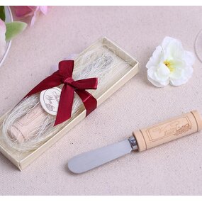 Wine Cork Cheese Spreader Supplier - Bridal Shower Favor Guest Souvenirs