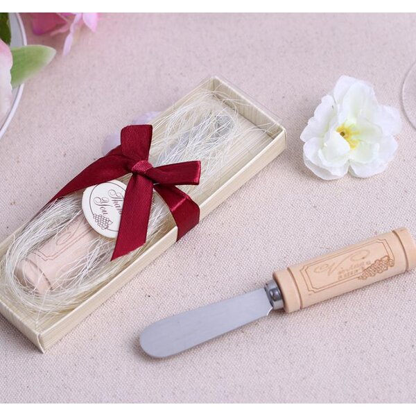 Wine Cork Cheese Spreader Supplier - Bridal Shower Favor Guest Souvenirs