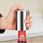 Push Down Bottle Opener Manufacturer - Custom Logo Stainless Steel Portable