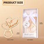 Love Bottle Openers Manufacturer - Heart Forever for Wedding Bridal Shower