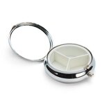 Travel Pill Case Supplier - Custom Logo Portable 3-Compartment Round