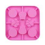 Lollipop Mold Manufacturer - 8 Cavity Hard Candy Silicone Cats Paw