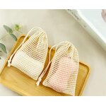 Soap Mesh Bag Supplier - Custom Logo Drawstring for Shower Exfoliating