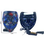 Halloween Light up Mask Factory - Glowing Party Face Scary Horror Black