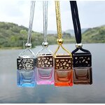 Car Diffuser Bottle Factory - 8ml Colorful Empty square Glass Essential