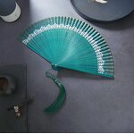 Welding Silk Folding Fan Manufacturer - Custom Printed Color Changing Fashion