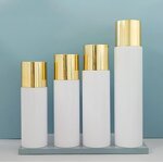 Round Lotion Bottle Supplier - Wholesale 100-300ml White Clear PET