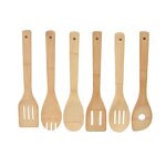 Wooden Kitchen Utensils Supplier - Flat Large Long Handle Scraper Spatula