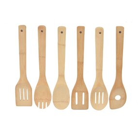 Wooden Kitchen Utensils Supplier - Flat Large Long Handle Scraper Spatula