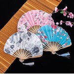 Chinese Japanese Hand Fan Supplier - Personalized Pattern Vintage Flower