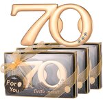 Gold Bottle Openers Factory - for 70th Birthday Party Favors Number 70