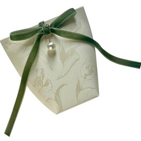 French Wedding Gift Bag Factory - Party Chocolate Candy Paper Box Ribbon