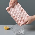 Plastic Ice Cube Tray Supplier - New Arrivals Round with Lid Ice Ball