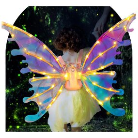 Butterfly Wings Costume Supplier - Hot Selling LED Luminous Angel Wing