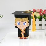 Cap-shaped Candy Box Supplier - Lovely Girl Boy Graduation Favor Party