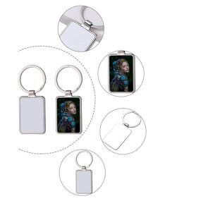 Custom Key Chains Supplier - With Key Rings Photo Single-Sided Sublimation