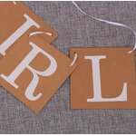 Gender Reveal Banner Factory - Boy or Girl Letter Paper for Baby Shower