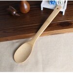 Wooden Kitchen Utensils Supplier - Flat Large Long Handle Scraper Spatula