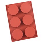 Silicone Cake Mold Supplier - 6 Hole Round Cylinder Shape DIY Soap