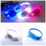 LED Flashing Bracelet Supplier - Music Activated Sound Control Light up