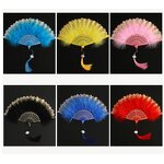 Lolita Feather Folding Fan Factory - Custom Sweet Girl Gothic Court Dance