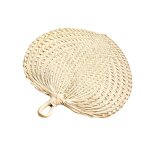 Natural Raffia Hand Fan Factory - Boho-Style Handcraft Home Art Weave