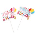 Happy Birthday Cake Topper Supplier - Multi Colors Paper for Baby First
