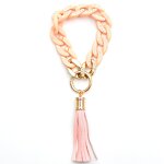 Acrylic Chain Keychain Factory - Custom Rhinestone Tassel Bracelet