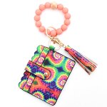 Rubber Bead Bracelet Keychain Supplier - Custom Card Holder Wristlet