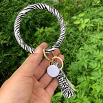 Christmas Keychain Manufacturer - Custom Snowflake Tassel Bracelet for Women