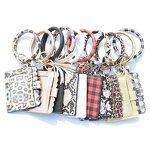 PU Leather Bracelet Keychain Factory - Custom Wristlet Wallet for Women