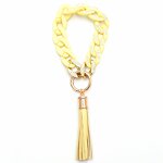 Acrylic Chain Keychain Factory - Custom Rhinestone Tassel Bracelet