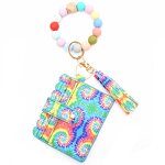 Rubber Bead Bracelet Keychain Supplier - Custom Card Holder Wristlet